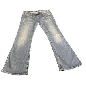 ReRock for Express Women's Bootcut Jeans‎ Size 10S Blue Medium Wash Stretch